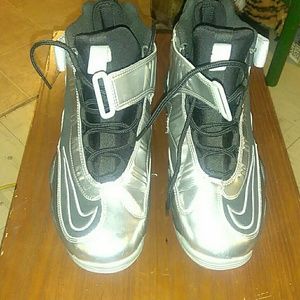 Nike black and platinum Griffeys